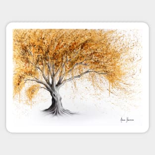 Golden Glow Tree Sticker